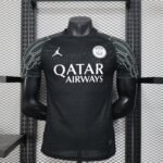 {Style No: 34332} Paris Saint-Germain X Jordan Fourth Black Kit 24/25