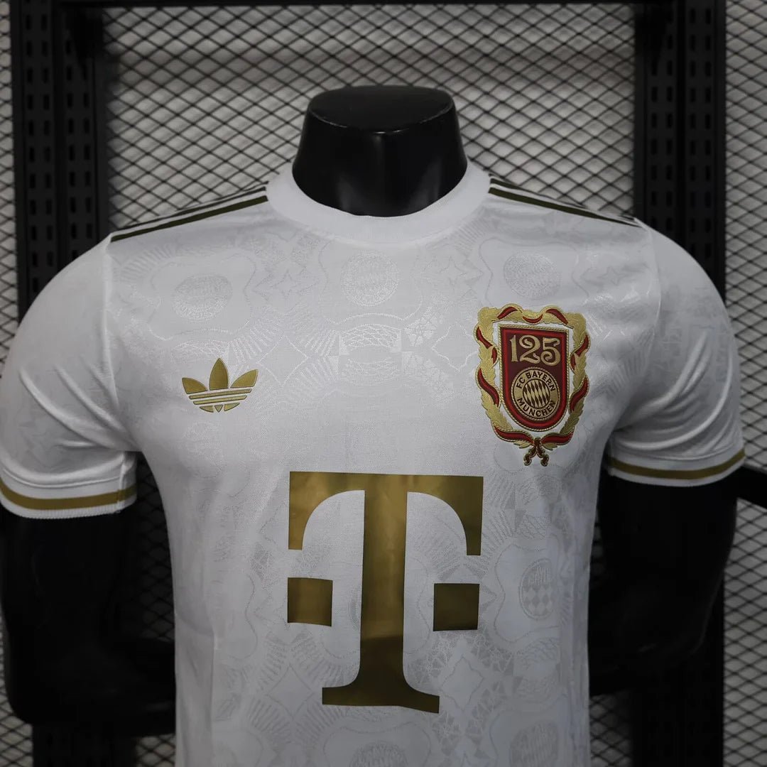 {Style No: 7790} Bayern Munich ??125th Anniversary?? White Kit 25/26 - Image 4