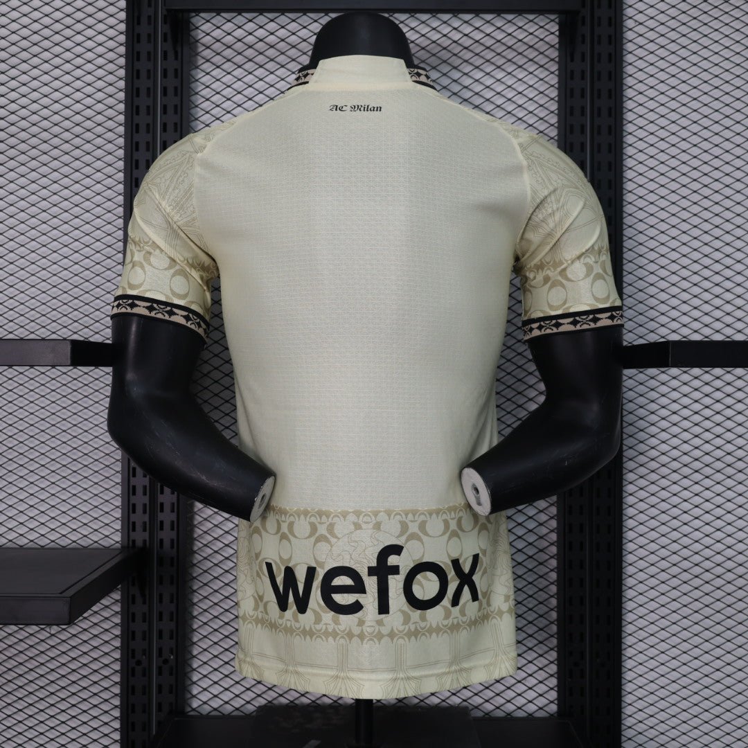 {Style No: 31559} AC Milan x Pleasures Fourth White Kit 23/24 - Image 4