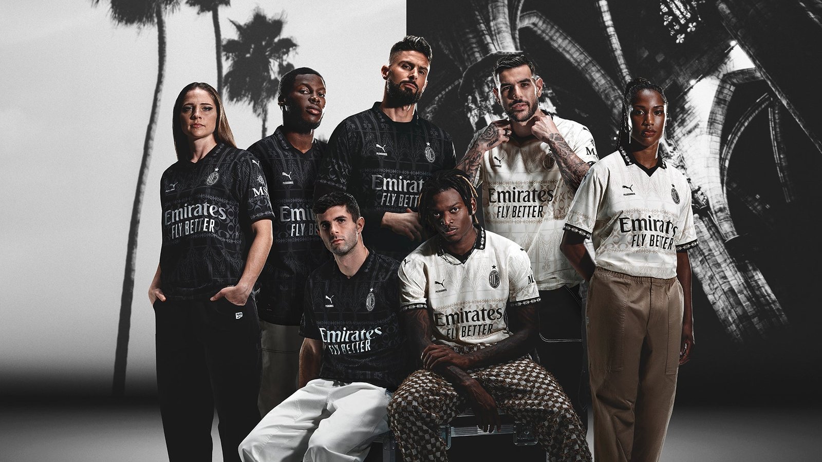 {Style No: 31559} AC Milan x Pleasures Fourth White Kit 23/24 - Image 6