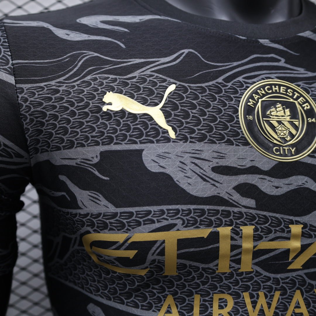 {Style No: 11649} Manchester City “Dragon??s Year” Kit 24/25 - Image 3