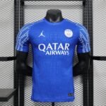 {Style No: 34318} Paris Saint-Germain X Jordan Fourth Light Blue Kit 24/25