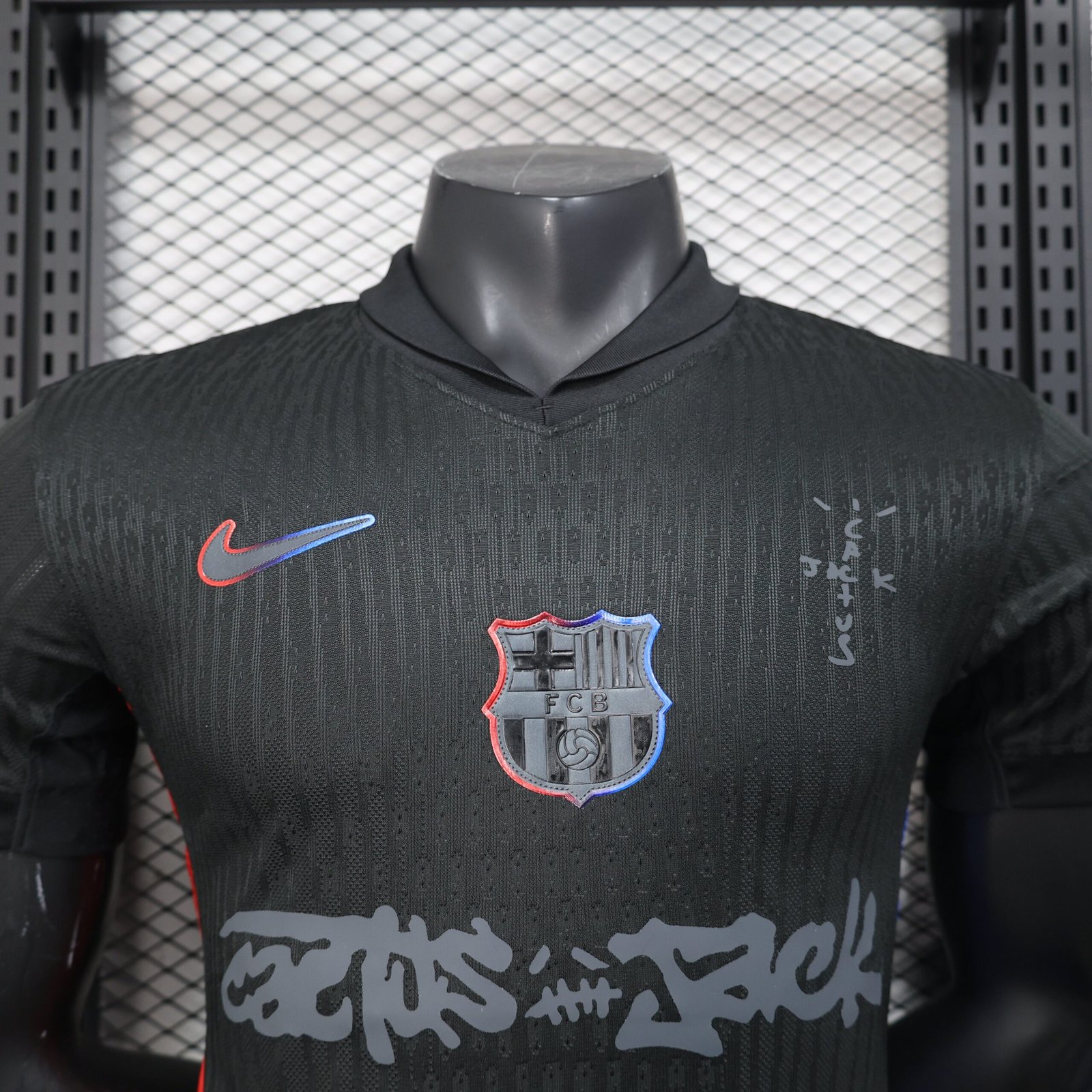 {Style No: 36164} Barcelona x Travis Scott – Cactus Jack Edition Away Kit 24/25 - Image 5
