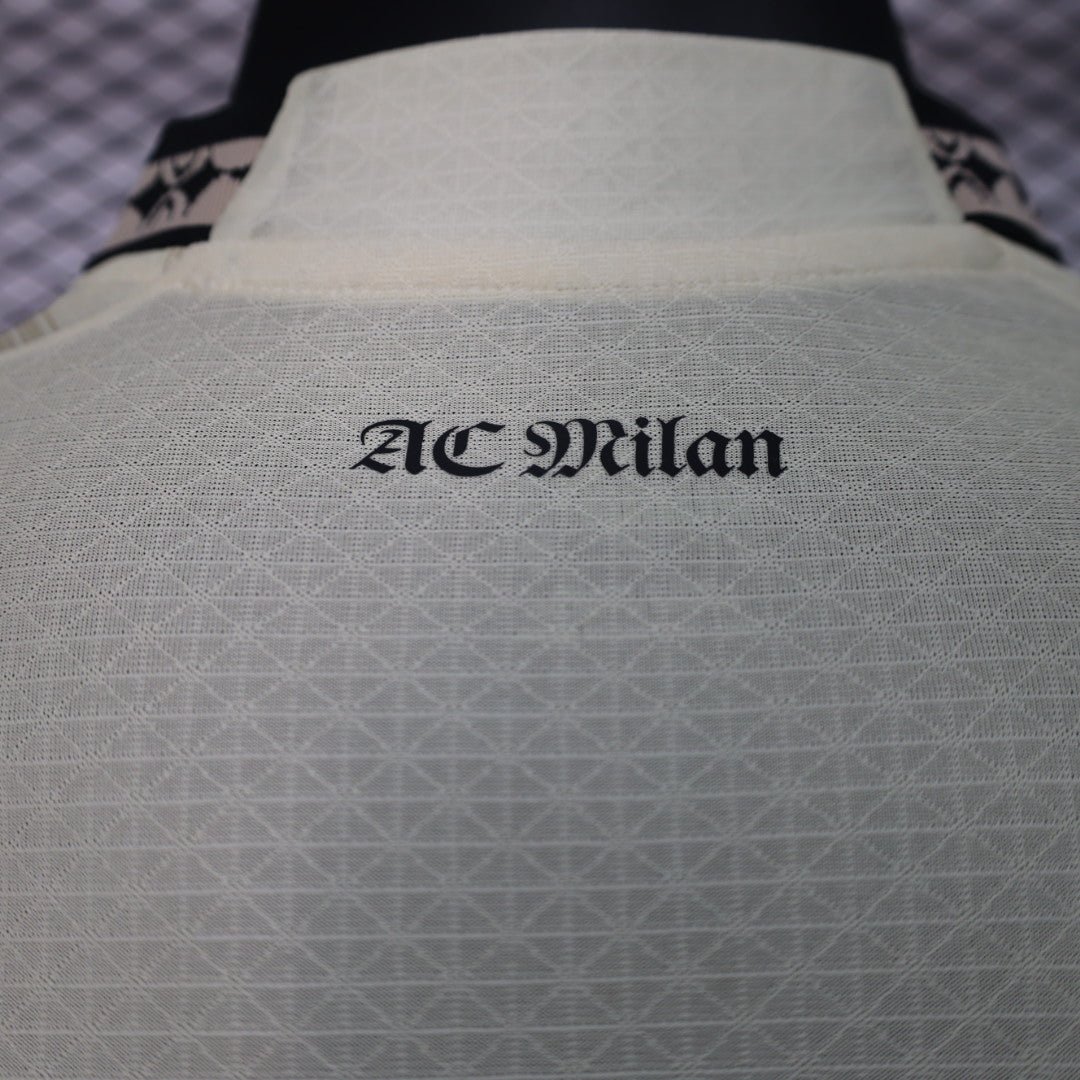 {Style No: 31559} AC Milan x Pleasures Fourth White Kit 23/24 - Image 5