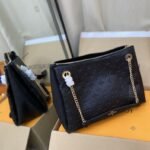 {Style No: 6JZDD6LQ} SURENE MM 36CM BLACK MONOGRAM GRAINED CALFSKIN