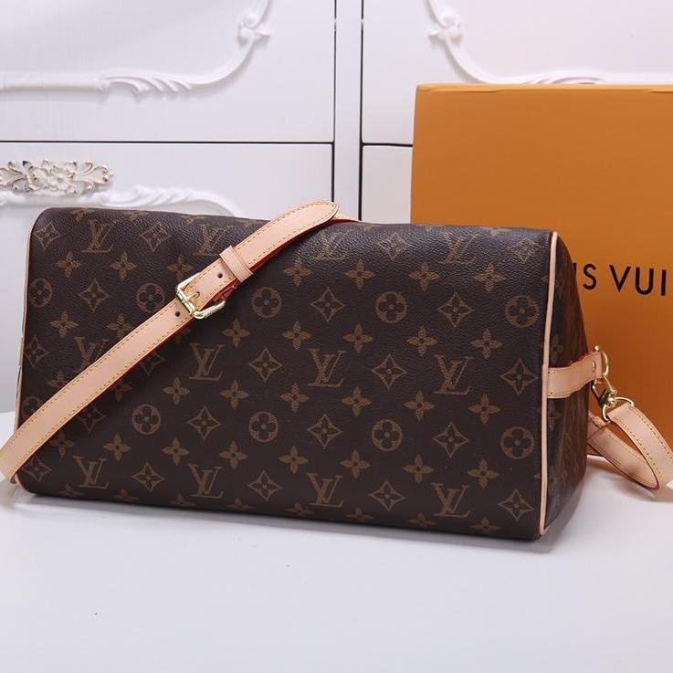 {Style No: LHW41MNJ} SPEEDY BANDOULIERE 35 MONOGRAM CANVAS - Image 4