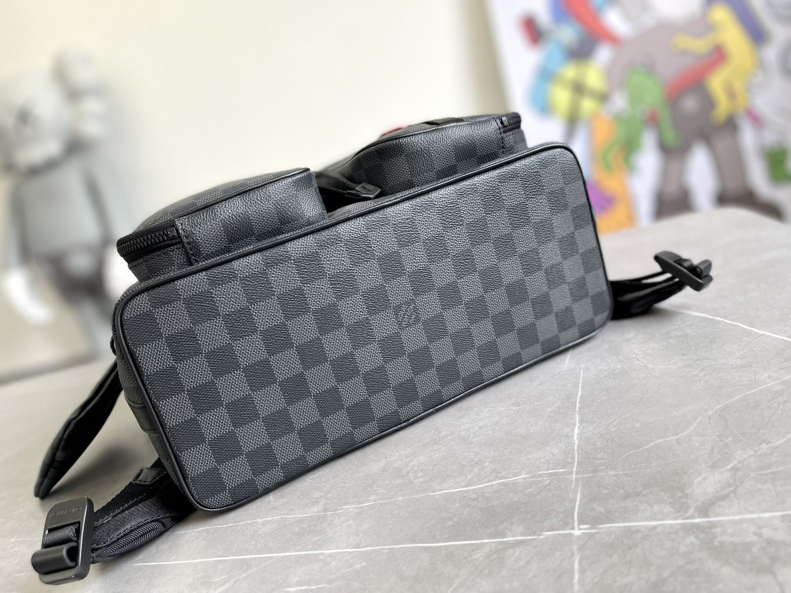 {Style No: VHQB66KB} ULTILITI BACKPACK DAMIER CANVAS - Image 5