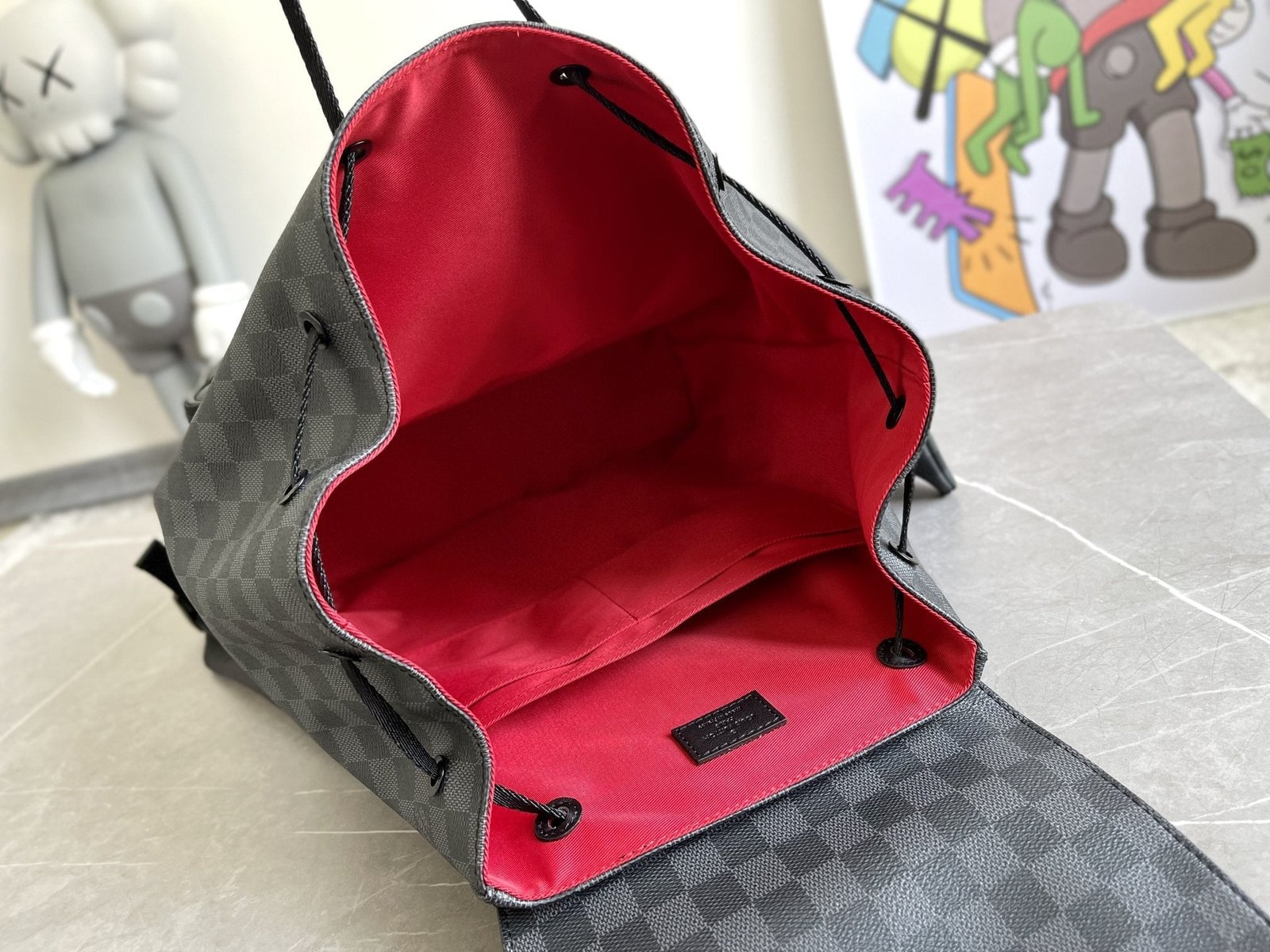 {Style No: VHQB66KB} ULTILITI BACKPACK DAMIER CANVAS - Image 6