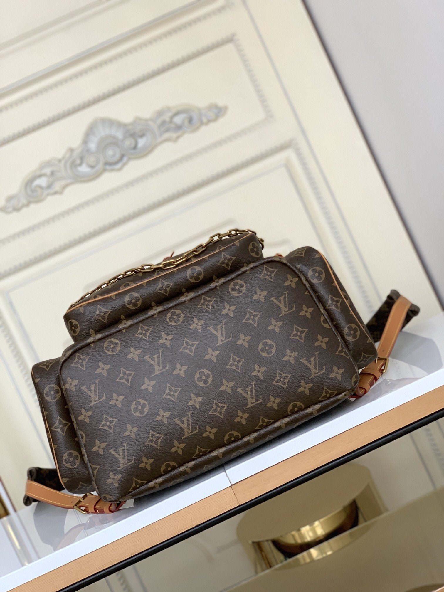 {Style No: 5ZWUUTPO} LV BACKPACK TRIO 45CM MONOGRAM CANVAS - Image 4