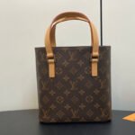 {Style No: JJNHUQUG} LUCO SHOULDER TOTE BAG 23 MONOGRAM LEATHER BROWN
