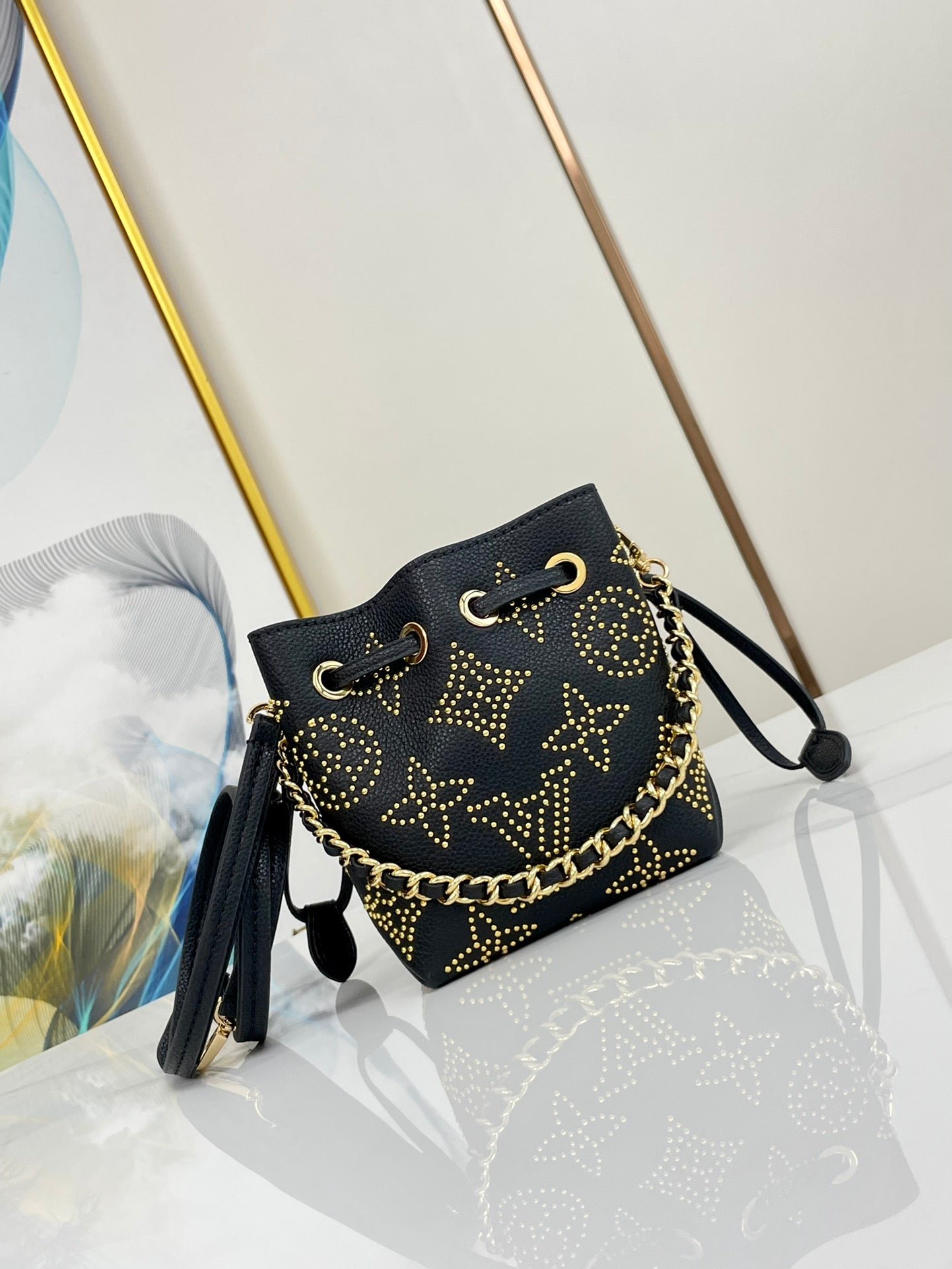 {Style No: 2JAG29OD} PICO BELLA 10.5 BLACK MAHINA CALFSKIN - Image 2