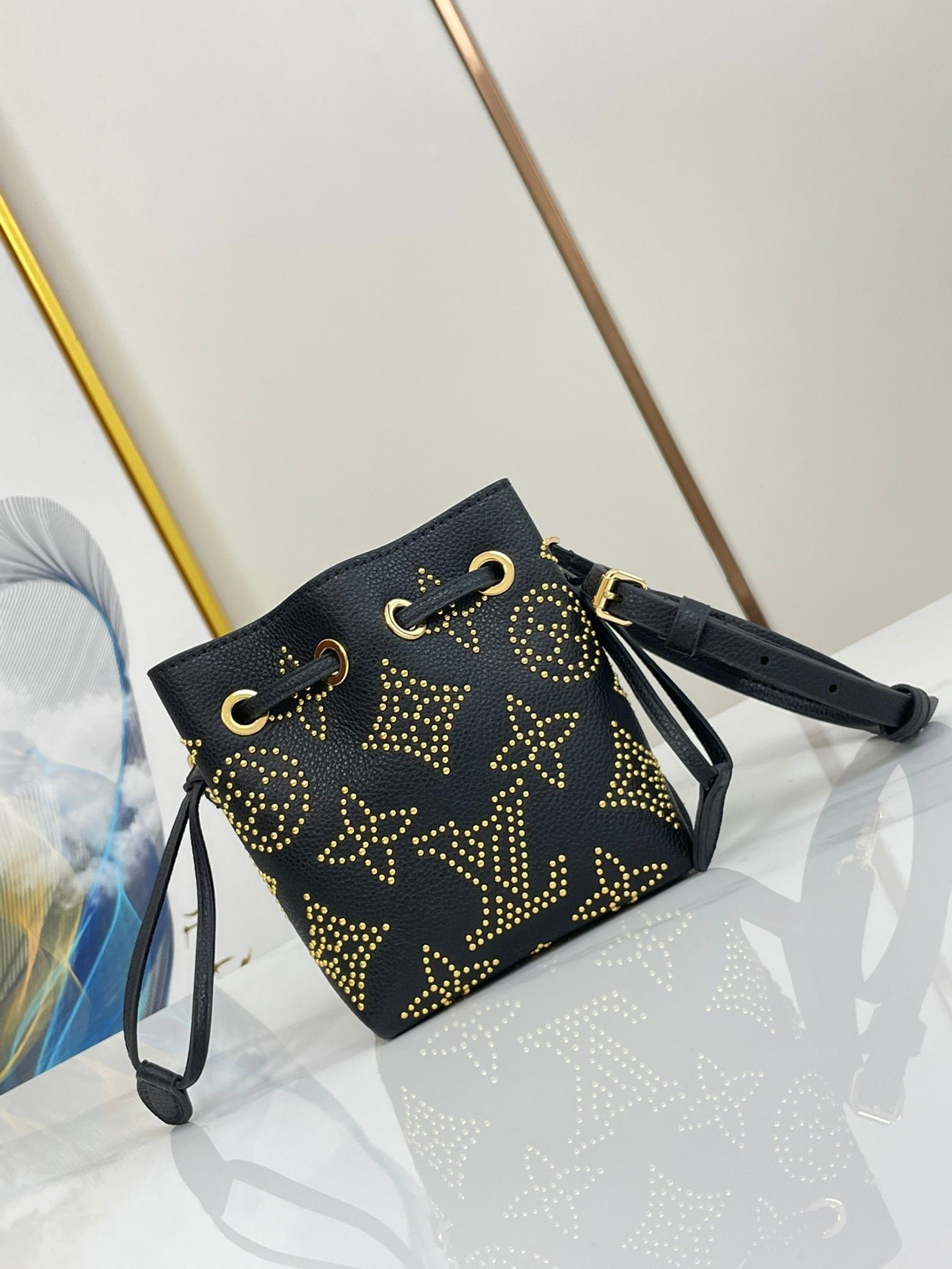 {Style No: 2JAG29OD} PICO BELLA 10.5 BLACK MAHINA CALFSKIN - Image 3