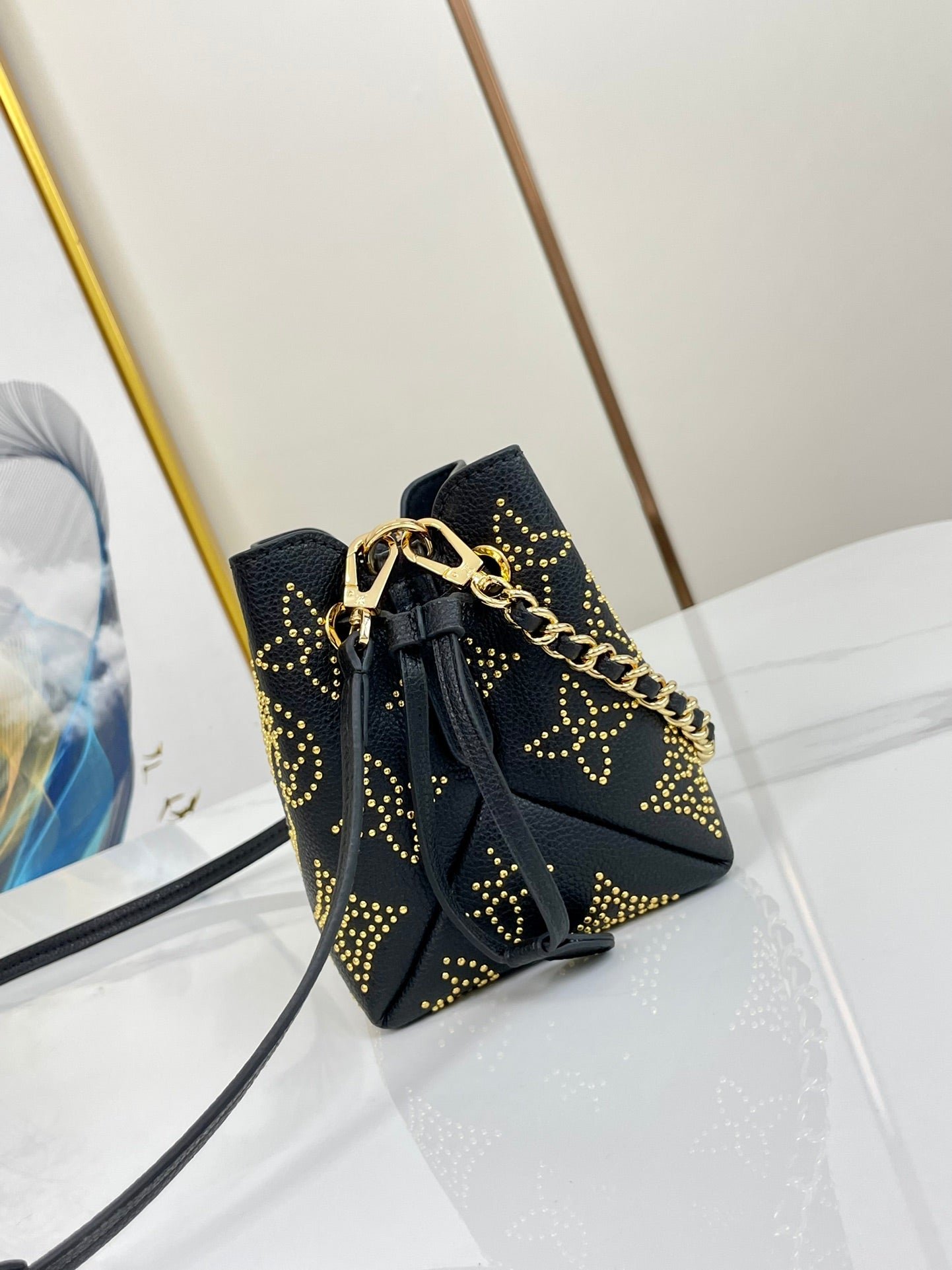 {Style No: 2JAG29OD} PICO BELLA 10.5 BLACK MAHINA CALFSKIN - Image 5