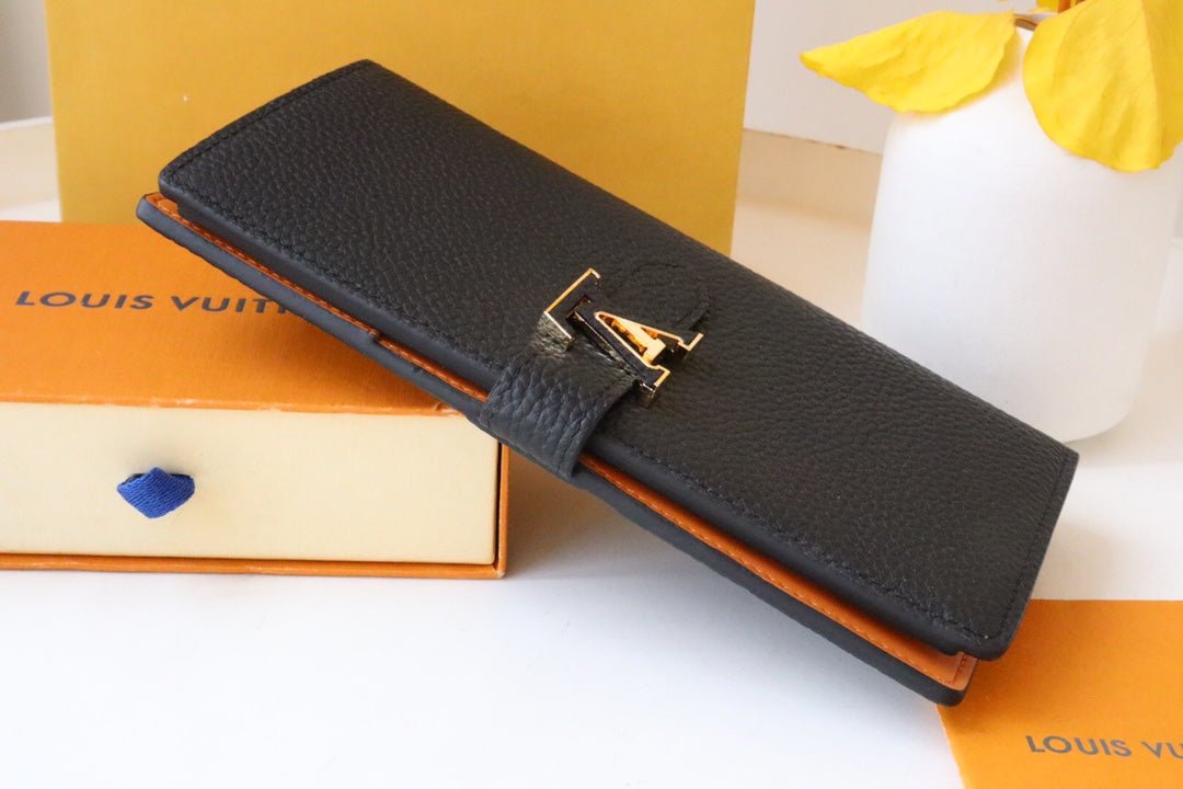{Style No: JY9XORZD} VERTICAL WALLET CAPUCINES BLACK - Image 4
