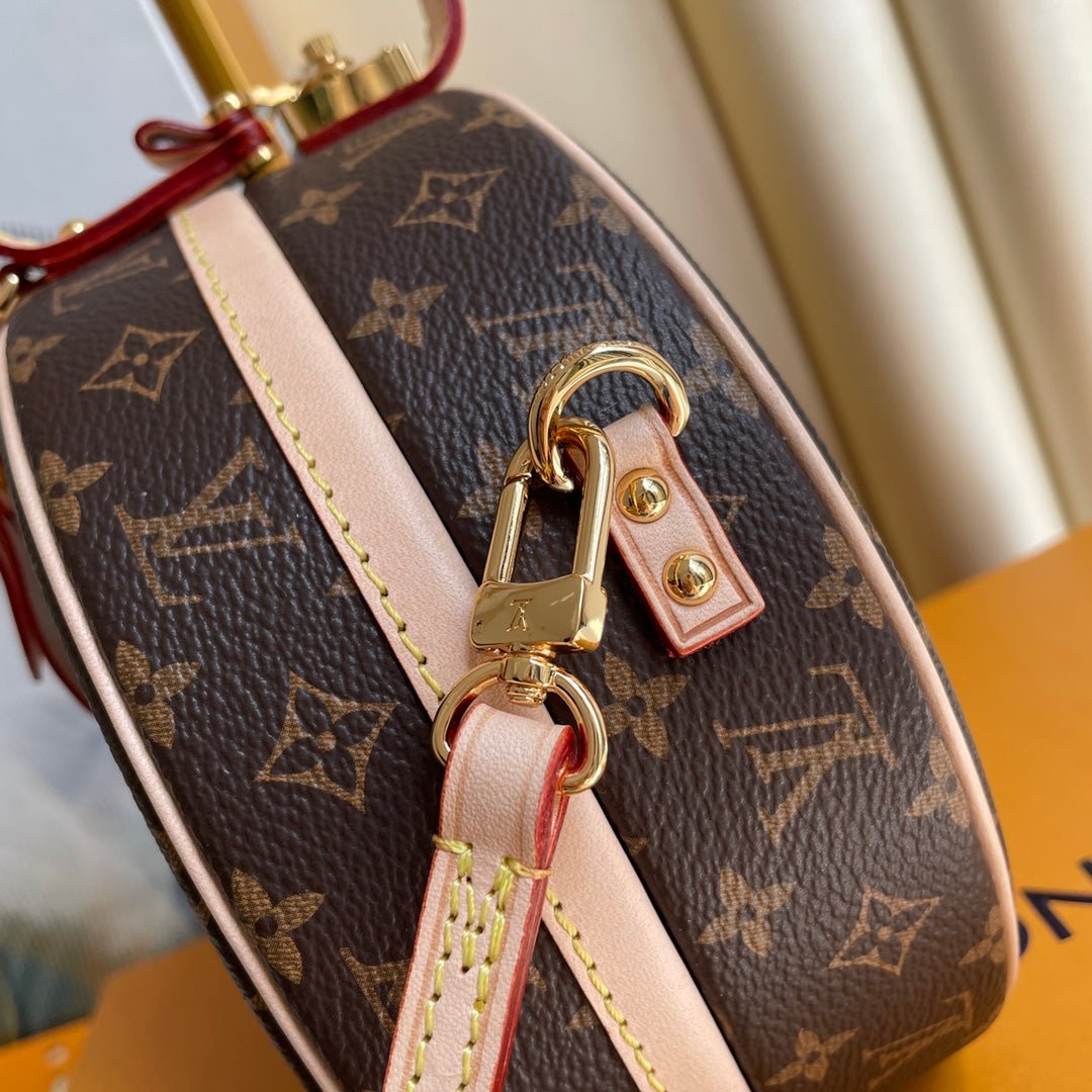 {Style No: 8QCYMNQR} LV 25S PETITE BOITE CHAPEAU 17 IN BROWN MONOGRAM COATED CALFSKIN - Image 6