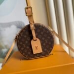 {Style No: AGMGIVT5} LV 25S MINI BOITE CHAPEAU 17 IN BROWN MONOGRAM COATED CALFSKIN