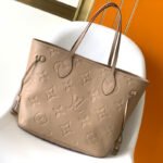 {Style No: 3HA58GN8} NEVERFULL MM 32 BEIGE MONOGRAM EMPREINTE LEATHER