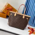 {Style No: 6422MWBA} NEVERFULL MM 32 BROWN BEIGE MONOGRAM CANVAS