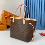 {Style No: 88UMFMHB} NEVERFULL MM 32 BROWN RED MONOGRAM CANVAS