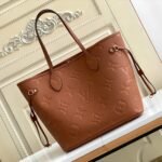 {Style No: K86HJZMR} NEVERFULL MM 32 BROWN MONOGRAM EMPREINTE LEATHER