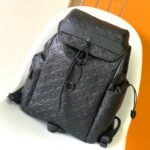{Style No: FVC4TM4E} DISCOVERY BACKPACK 54 IN BLACK EMBOSSED MONOGRAM CALFSKIN