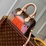 {Style No: NGL6IXHO} LV x YK SPEEDY BANDOULIÈRE 20 IN BROWN MONOGRAM COATED CANVAS AND CALFSKIN