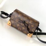 {Style No: BUZ9ES24} STEAMER BAG 26 IN BROWN MONOGRAM MACASSAR CANVAS