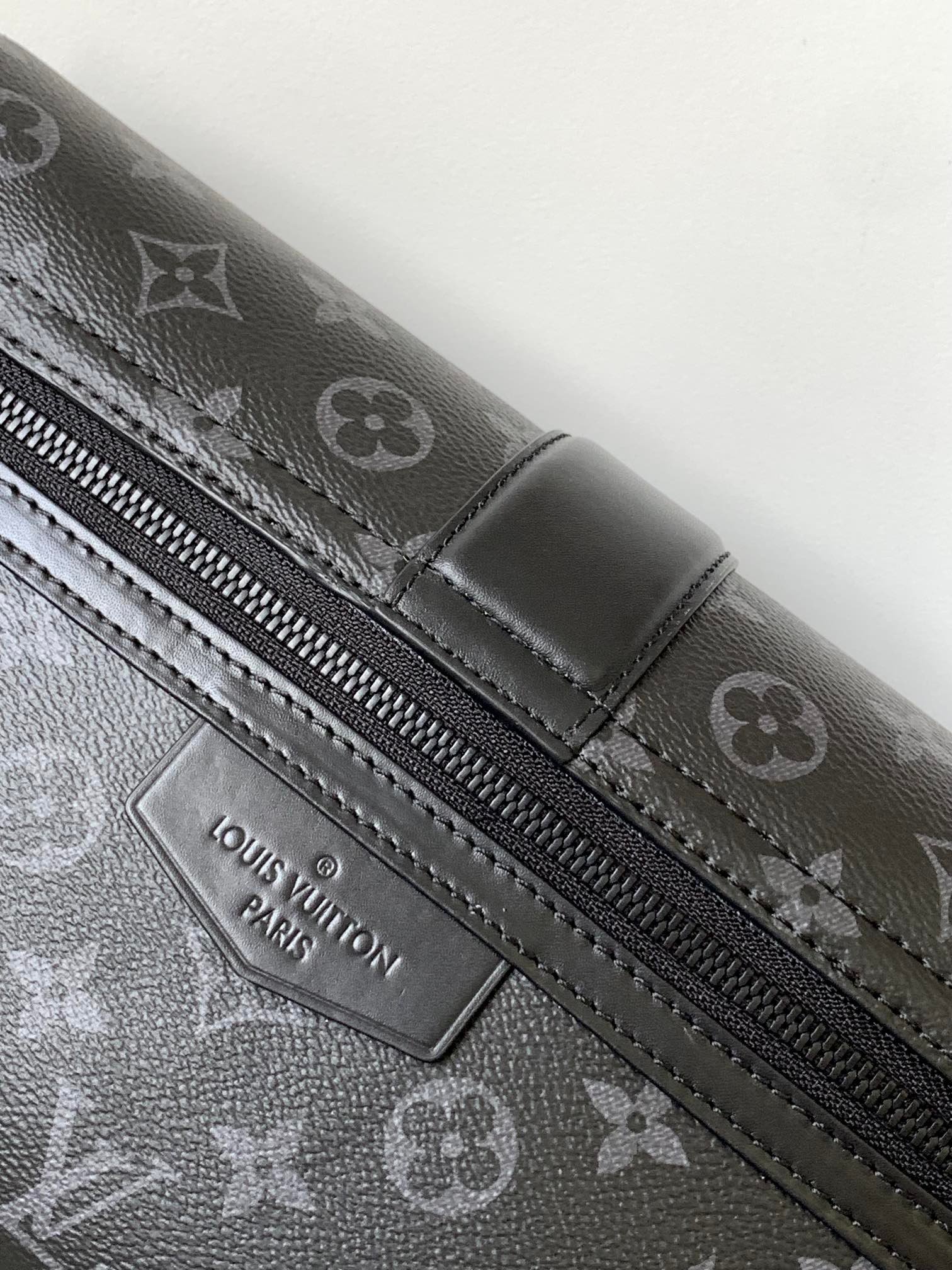 {Style No: DEZRM7RX} S-CAPE MESSENGER BAG 28 IN BLACK MONOGRAM ECLIPSE CANVAS - Image 4
