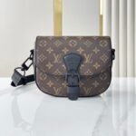 {Style No: G89SDR1E} MONTSOURIS MESSENGER PM 20 IN BROWN MONOGRAM CANVAS
