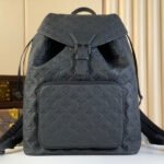 {Style No: 3223GJQ5} MONTSOURIS BACKPACK 40 IN BLACK MONOGRAM TAURILLON