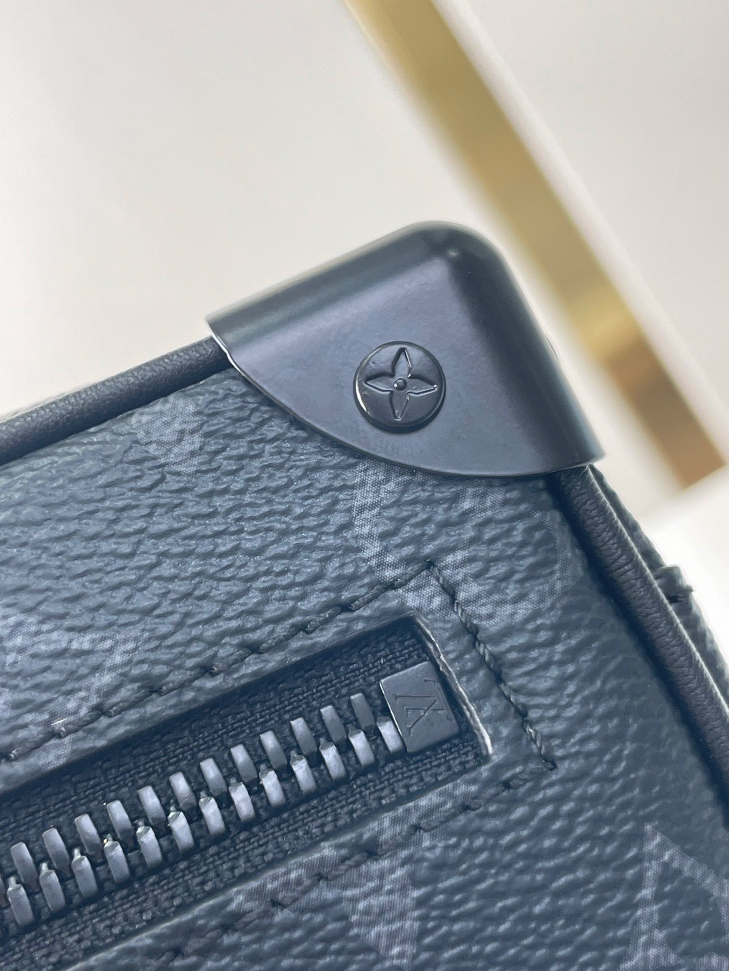 {Style No: O1W8FWNT} MINI SOFT TRUNK 18 IN GUN METAL MONOGRAM ECLIPSE CANVAS - Image 2