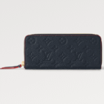 {Style No: ZIV4VFSB} CLEMENCE WALLET 20CM BLUE RED MONOGRAM EMPREINTE LEATHER
