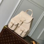 {Style No: LLFOGO4D} BACKUP BACKPACK 22 IN CREAM MONOGRAM EMPREINTE LEATHER