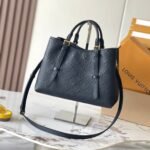 {Style No: 8PHCDMDG} BABYLONE TOTE 31 IN BLACK MONOGRAM EMPREINTE LEATHER