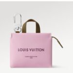 {Style No: PC8WNA1Q} LV 25S MINI SHOPPER BAG CHARM IN PINK CALFSKIN