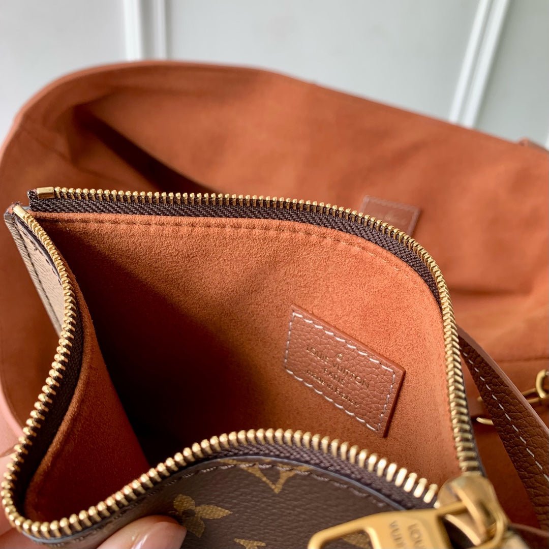 {Style No: 8G1HK8R2} LOW KEY CABAS MM BAG 47 IN TAWNY BROWN GRAINED CALFSKIN - Image 5