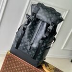 {Style No: JIESM4SO} GETAWAY BACKPACK 50 IN BLACK MONOGRAM ECLIPSE CANVAS AND CALFSKIN