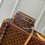{Style No: A4ICRHIV} MINI SOFT TRUNK 18 IN BROWN MONOGRAM MACASSAR CANVAS