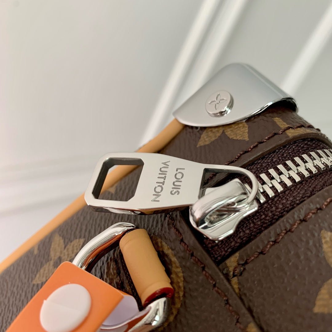 {Style No: A4ICRHIV} MINI SOFT TRUNK 18 IN BROWN MONOGRAM MACASSAR CANVAS - Image 8