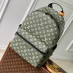 {Style No: 5IHCBTX6} DISCOVERY PM BACKPACK 38 IN OLIVE GREEN MONOGRAM LAMBSKIN
