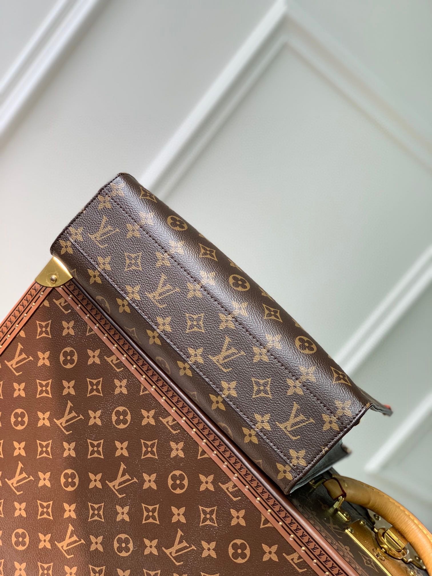 {Style No: QS5S4VFR} SAC PLAT 30CM MONOGRAM CANVAS - Image 5