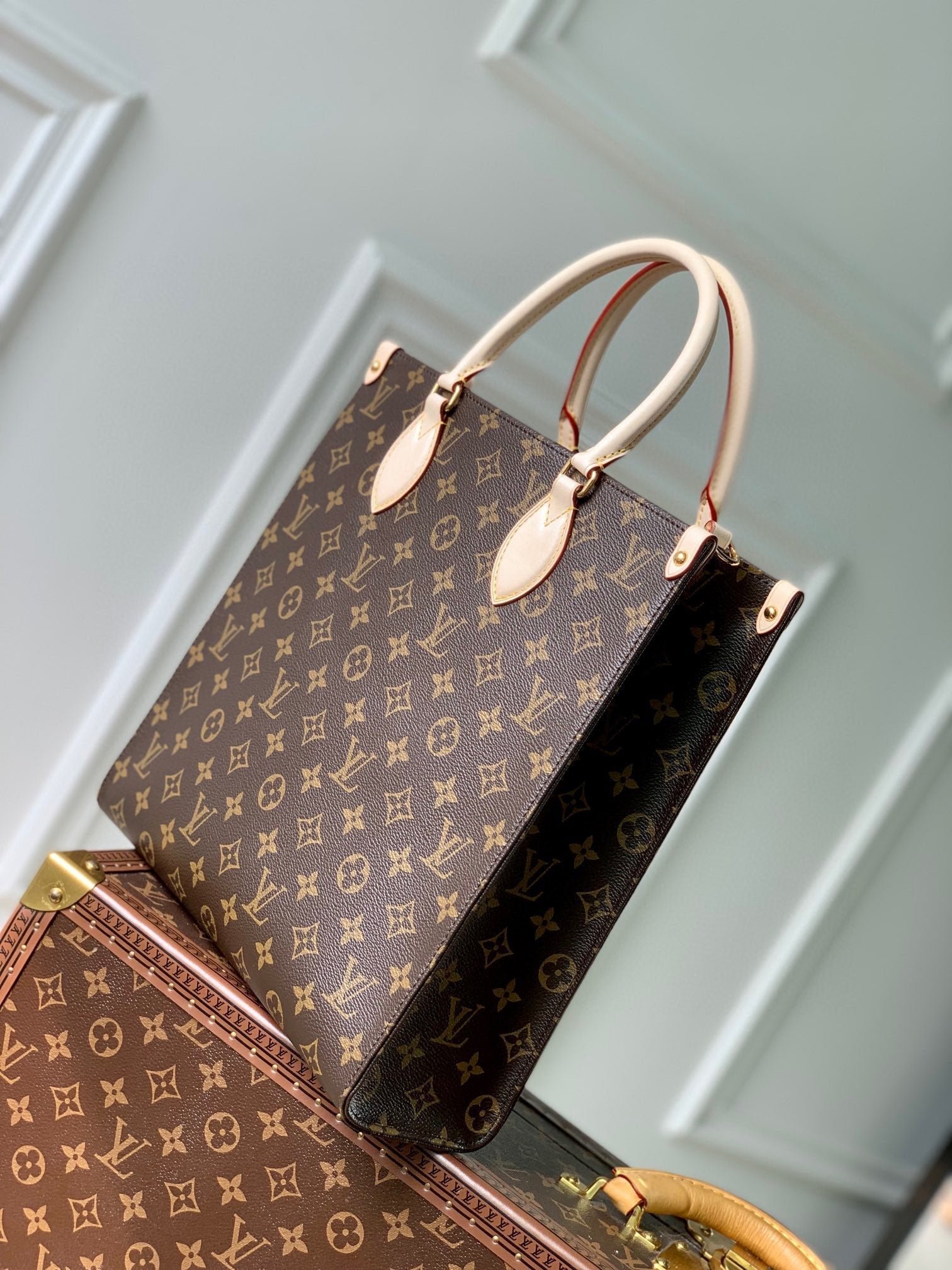 {Style No: QS5S4VFR} SAC PLAT 30CM MONOGRAM CANVAS - Image 4