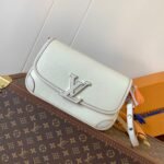 {Style No: AAYBZHY3} BUCI BAG 24 IN QUARTZ WHITE EPI GRAIN COWHIDE