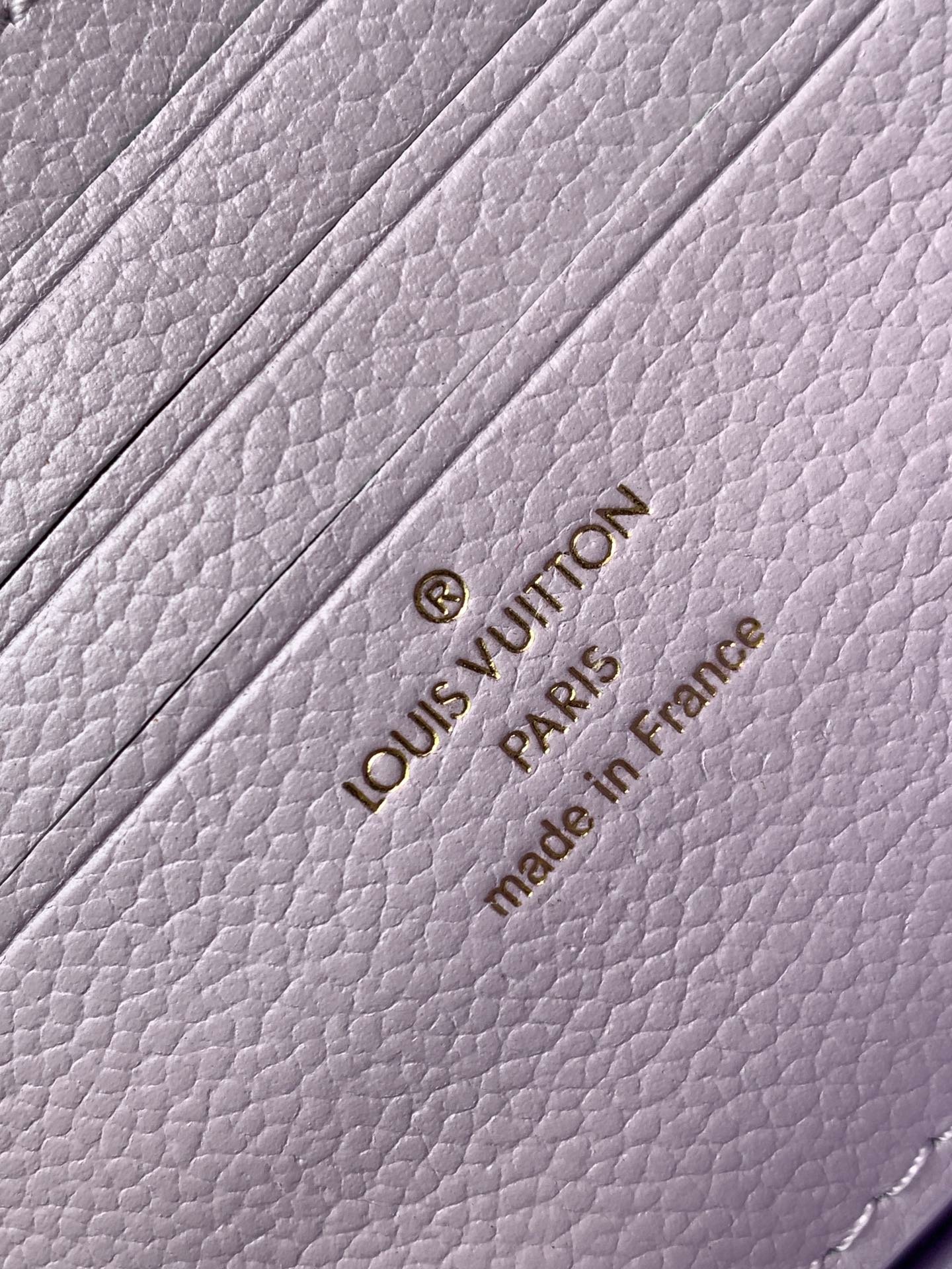 {Style No: 3S1QHDNI} LV 25S WALLET ON CHAIN IVY 23 IN MISTY PURPLE EMBOSSED CALFSKIN TRIM - Image 9