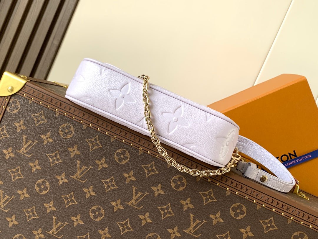 {Style No: 3S1QHDNI} LV 25S WALLET ON CHAIN IVY 23 IN MISTY PURPLE EMBOSSED CALFSKIN TRIM - Image 5