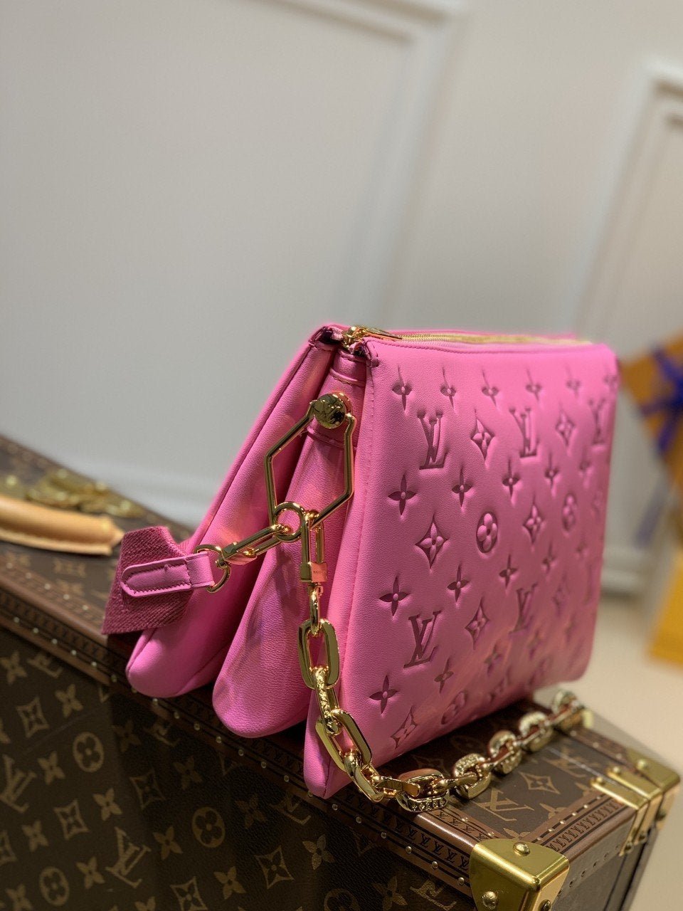 {Style No: DMT63DMC} COUSSIN PM H27 PINK PURPLE - Image 2