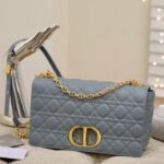 {Style No: ASUAWCW9} LARGE CARO BAG 28 GRAY SUPPLE CANNAGE CALFSKIN