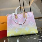 {Style No: 3883WYKQ} ONTHEGO GM 41 LIGHT PINK MONOGRAM GIANT COATED CANVAS