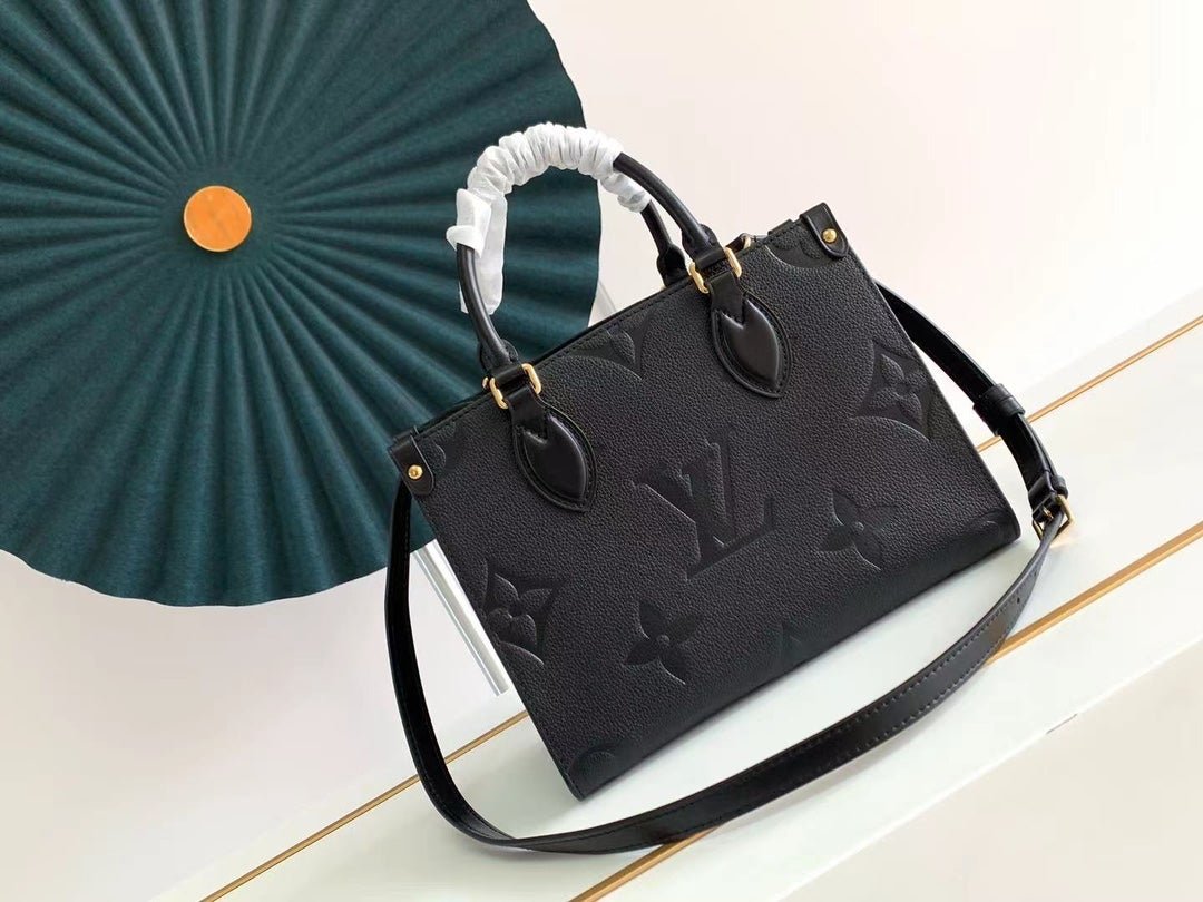 {Style No: OA66GFRC} ONTHEGO PM 25 BLACK MONOGRAM EMPREINTE GIANT CANVAS - Image 3