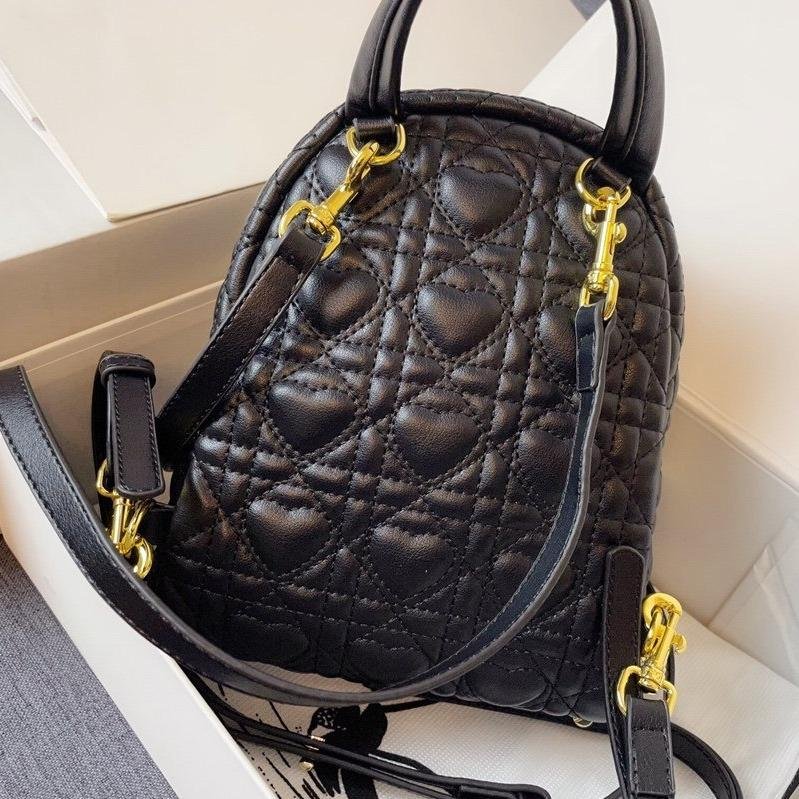 {Style No: LPXQ7XQ7} SMALL BACKPACK BLACK CANNAGE LAMBSKIN - Image 3